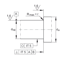 推力角接触球轴承 ZKLN1545-2RS-PE, 增加公差，双向，两侧唇密封