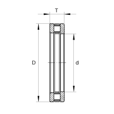 推力圆柱滚子轴承 RT733, 单向，可分离，圆柱滚子，英制