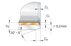 衬套 EGB1210-E40-B, 滑套，免维护，带铜衬